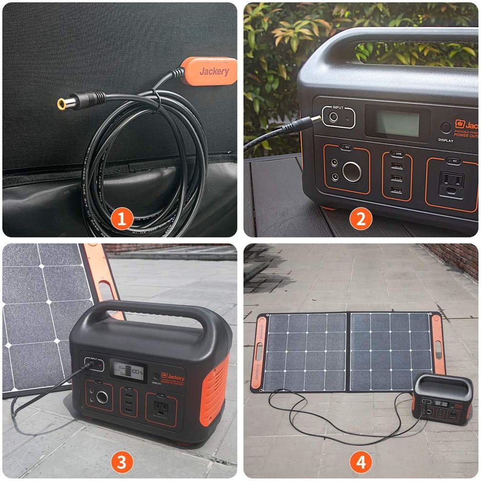 Jackery SolarSaga 100W - solárny panel k stanici s USB výstupmi